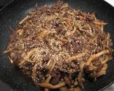 キノコたっぷり♪牛肉しぐれうどん作り方5写真