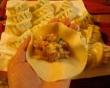 セロリを使った食感のよい餃子作り方5写真