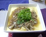 豆腐のふんわり茶碗蒸し♪鮭キノコあんかけ作り方4写真