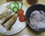 ★簡単★おいしい★餃子の皮でオクラまき作り方6写真