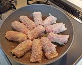 簡単★チーズ大葉のひとくちカツ作り方4写真