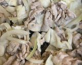 キャベツ入り豚コマの生姜焼き作り方4写真