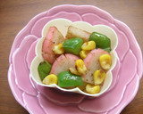 お弁当に☆かまぼことコーンのマヨ炒め☆作り方4写真