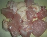 厚揚げと茄子・オクラの鶏胸肉あんかけ風作り方1写真