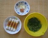 ちくわのしそチーズ明太子巻き揚げ　作り方1写真