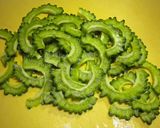 ゴーヤと生ハムの夏パスタ☆作り方1写真