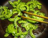 ゴーヤと生ハムの夏パスタ☆作り方2写真