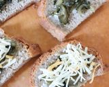 塩気＆食感が良い【漬物チーズトースト】作り方1写真