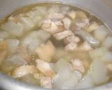 鶏肉と冬瓜のスープ作り方2写真