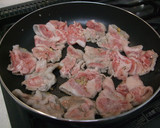 *豚肉の粒マスタードはさみ焼き*作り方3写真