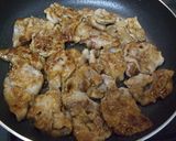 *豚肉の粒マスタードはさみ焼き*作り方4写真