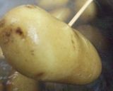 茹でじゃがに茄子とお肉のそぼろ作り方2写真