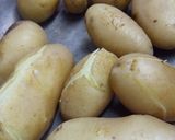 茹でじゃがに茄子とお肉のそぼろ作り方3写真