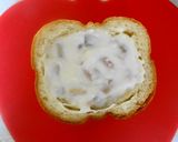お家でカフェ風☆シーフードパングラタン作り方7写真