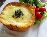 お家でカフェ風☆シーフードパングラタン作り方9写真