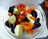 ビストロ☆グリル野菜とから揚げの甘酢♪作り方1写真