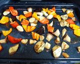 ビストロ☆グリル野菜とから揚げの甘酢♪作り方6写真