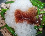 ワンパン簡単夕飯おかず挽肉ピーマンチャプチェ節約作り方5写真