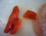 レンジで♪鶏の明太巻き作り方2写真