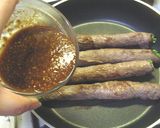 水菜のビーフロール作り方8写真