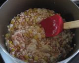 簡単に1品❤焼さけとコーンの炒り豆腐作り方3写真