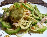 ゴーヤＤＥ夏パスタ作り方4写真
