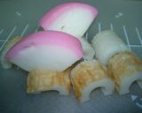 かまぼこの扇☆飾り切り作り方3写真