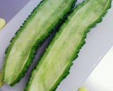 苦くない!!　ゴーヤのめんつゆ煮作り方1写真