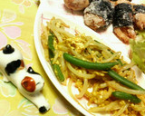 ✿中学生の宿題❀もやしと卵の✿カレー炒め作り方4写真