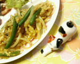 ✿中学生の宿題❀もやしと卵の✿カレー炒め作り方5写真