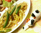 ✿中学生の宿題❀もやしと卵の✿カレー炒め作り方6写真