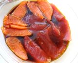 安いマグロを大変身★ツヤツヤ2色丼作り方1写真
