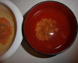 鮭フレーク入りおうどん作り方1写真