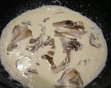 チキンとまいたけのクリームパスタ作り方4写真