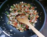 野菜たっぷり♡肉なし厚揚げドライカレー♡作り方3写真