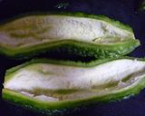 ゴーヤの挽肉詰め作り方1写真