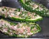 ゴーヤの挽肉詰め作り方5写真