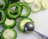 ゴーヤの肉詰めフライ作り方1写真