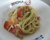 チキンとトマトの冷たいパスタ♪作り方9写真