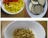 野菜と胡桃のビーフミルフィーユ作り方2写真