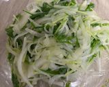 大根と水菜のレンチン和え♪作り方2写真