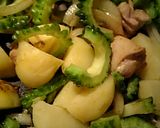 ゴーヤと鶏肉の夏カレー作り方1写真