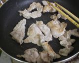 豚肉と茄子とキャベツの味ポン炒め作り方3写真