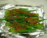 オクラの味噌焼き作り方3写真