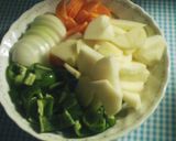 ソースカレーあんかけ焼そば作り方1写真