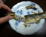 鮎の塩焼きの骨抜き作り方5写真