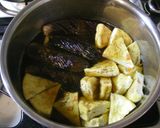 なすを美味しく!がんもとの煮物作り方3写真