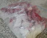 牛肉の赤ワイン煮込み（シナモン風味）作り方1写真