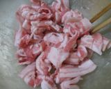 豚肉とかぼちゃのオイスター炒め作り方3写真