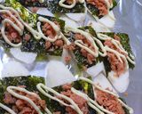 鮭と長芋の韓国風磯辺焼き♪作り方1写真